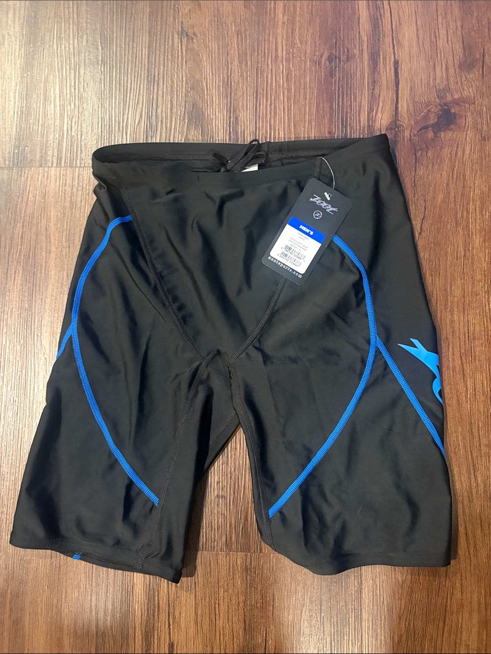 Zoot Black Swim Jammers with Blue Accents